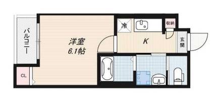 大阪府大阪市西淀川区佃3丁目(アパート)の賃貸物件の間取り