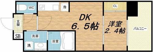 セレニテ天六リアンの間取り