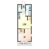 クライス桑津の間取り