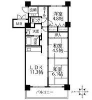 物件の間取り画像