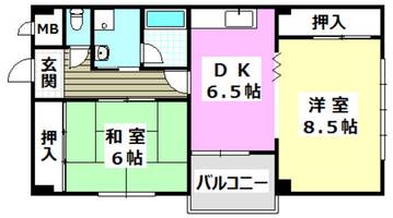 物件の間取り画像