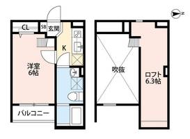 大阪府大阪市東成区東中本3丁目(アパート)の賃貸物件の間取り