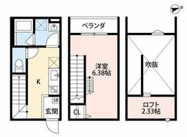 大阪府大阪市東成区東今里3丁目(アパート)の賃貸物件の間取り
