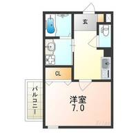 大阪府大阪市生野区林寺4丁目(アパート)の賃貸物件の間取り