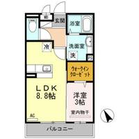 マジェスティ ツイン Ⅰ棟の間取り