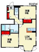 物件の間取り画像