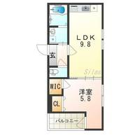 大阪府豊中市螢池南町3丁目(アパート)の賃貸物件の間取り