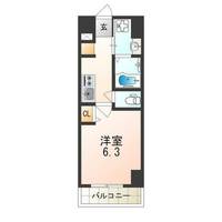 METROSA弁天町の間取り