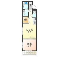 大阪府大阪市城東区諏訪4丁目(アパート)の賃貸物件の間取り