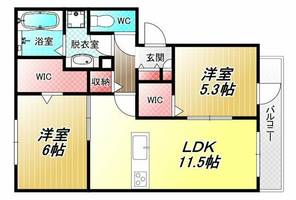 物件の間取り画像