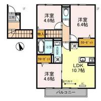 兵庫県神戸市西区玉津町出合(アパート)の賃貸物件の間取り