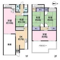 大阪府摂津市鳥飼西2丁目(一戸建)の賃貸物件の間取り