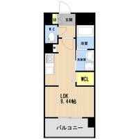 LIBTH箱崎1丁目 1860302の間取り