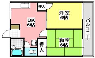 エバーグリーン201の間取り