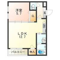 大阪府大阪市淀川区三津屋中3丁目(アパート)の賃貸物件の間取り