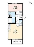 大阪府摂津市千里丘3丁目(アパート)の賃貸物件の間取り