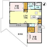 大阪府吹田市片山町4丁目(アパート)の賃貸物件の間取り