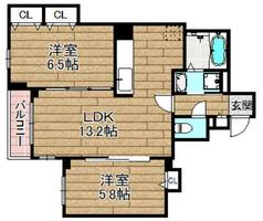 物件の間取り画像