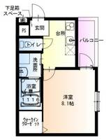 大阪府大阪市鶴見区今津中4丁目(アパート)の賃貸物件の間取り