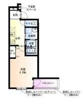 大阪府大阪市鶴見区今津中4丁目(アパート)の賃貸物件の間取り