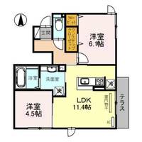 大阪府東大阪市柏田東町(アパート)の賃貸物件の間取り