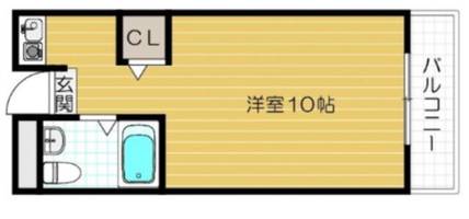 大阪府池田市石橋2丁目(アパート)の賃貸物件の間取り