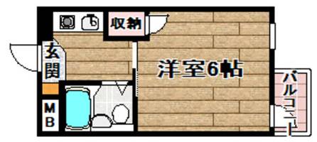 ダイコウレストハウス芥川の間取り