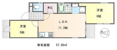 物件の間取り画像