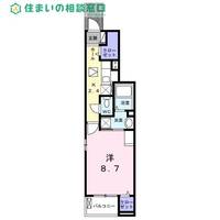愛知県碧南市天王町6丁目(アパート)の賃貸物件の間取り