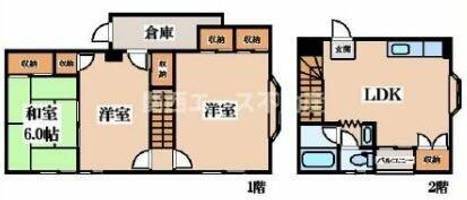 おしゃれ館新森の間取り