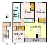 物件の間取り画像