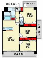 物件の間取り画像