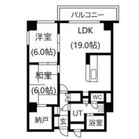 北海道札幌市中央区北五条西27丁目(マンション)の賃貸物件の間取り