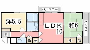 物件の間取り画像