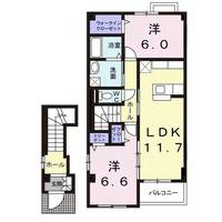 サンヒルズBの間取り