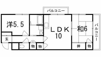 物件の間取り画像