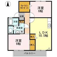 ハイツ珠輝B棟の間取り