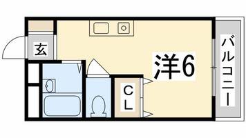 サンドミトリー202の間取り
