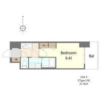 大阪府東大阪市小阪1丁目(マンション)の賃貸物件の間取り