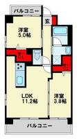 物件の間取り画像