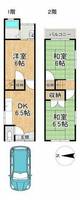 京都府京都市北区上賀茂狭間町(一戸建)の賃貸物件の間取り