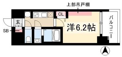 プレサンス名古屋ルクソリアの間取り
