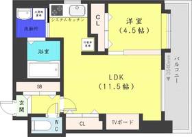 北海道札幌市中央区南三条西9丁目(マンション)の賃貸物件の間取り