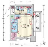 大阪府大阪市東住吉区桑津2丁目(マンション)の賃貸物件の間取り