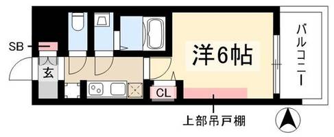 プレサンス名古屋ルクソリアの間取り