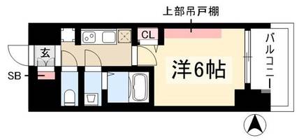 プレサンス名古屋ルクソリアの間取り
