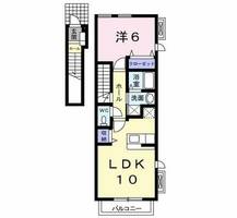 サニーヴィラ Aの間取り