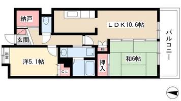 物件の間取り画像