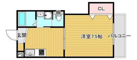 シャトーフェリーチェの間取り