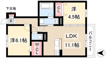 物件の間取り画像